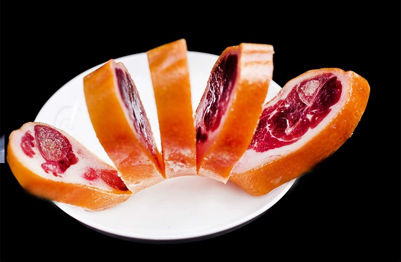 云南宣威火腿金钱腿切片土猪特产腊肉咸味煮炖佳品