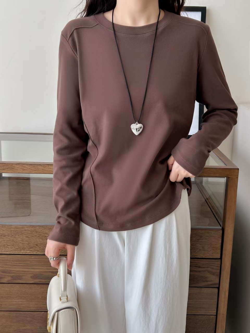 （春秋爆款）磨毛糯米绒基础不挑人鱼骨收腰穿衣显瘦款-鱼骨打底