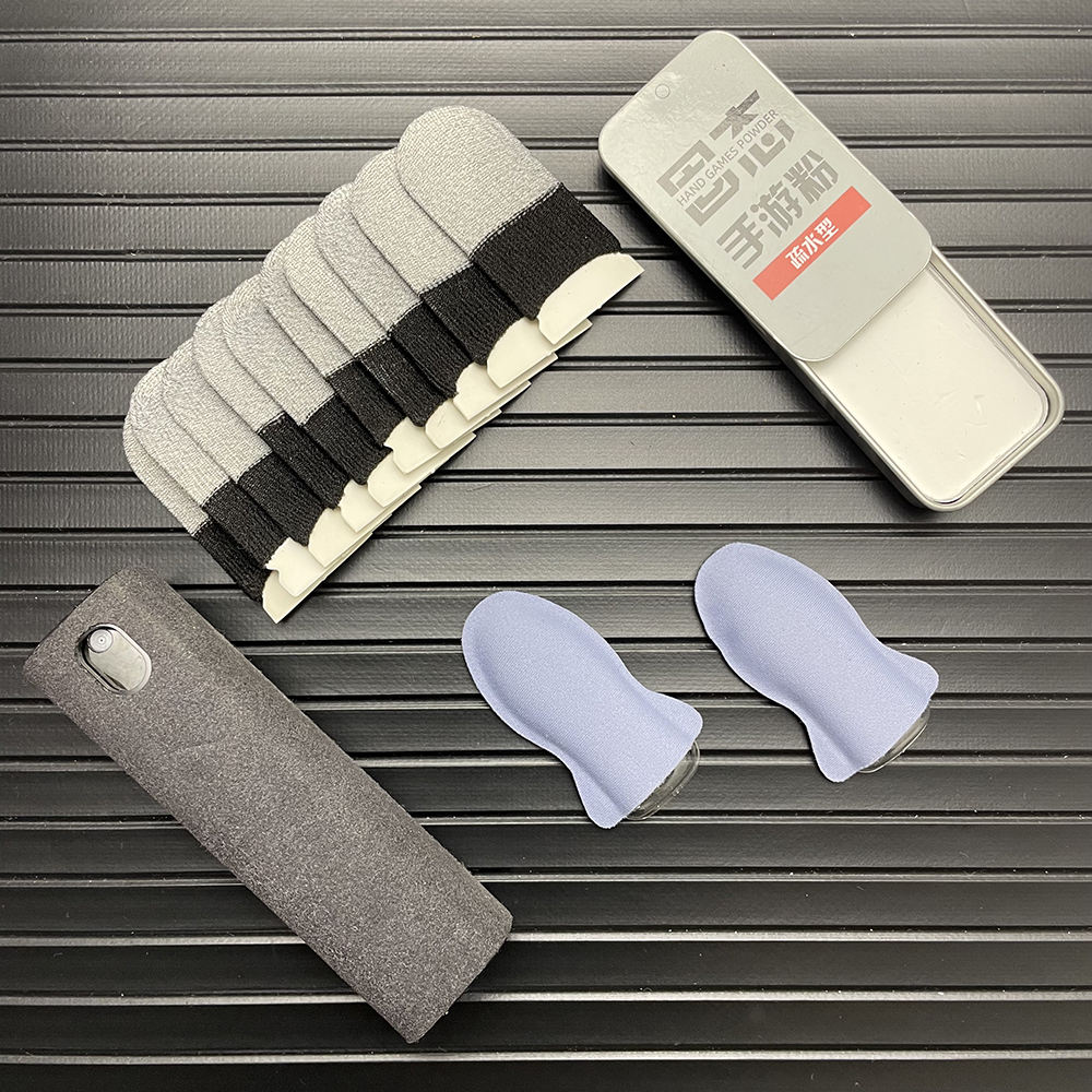 银布战熊假期指套电竞手游粉屏幕清洁剂防汗防滑丝滑灵敏不断触