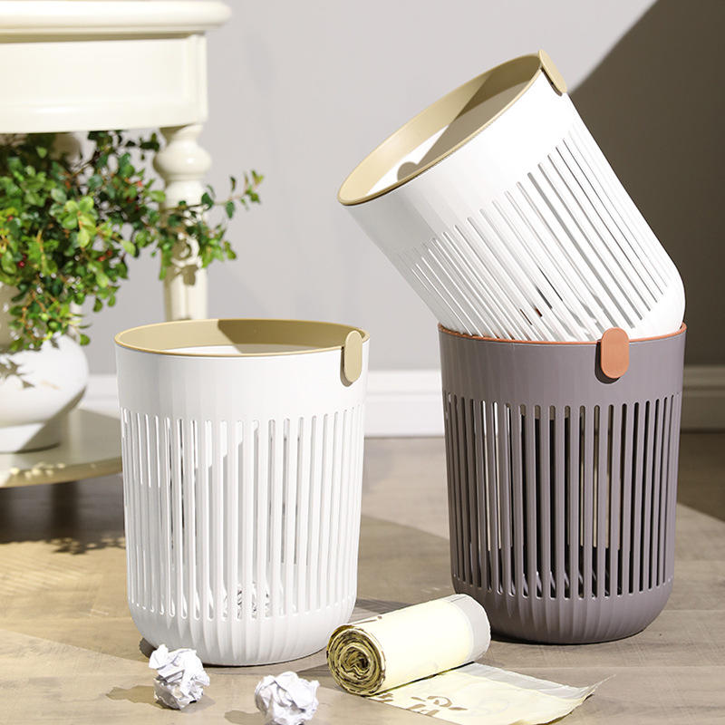 垃圾桶家用ins风卧室客厅厨房办公室厕所卫生间废纸篓卫生塑料桶