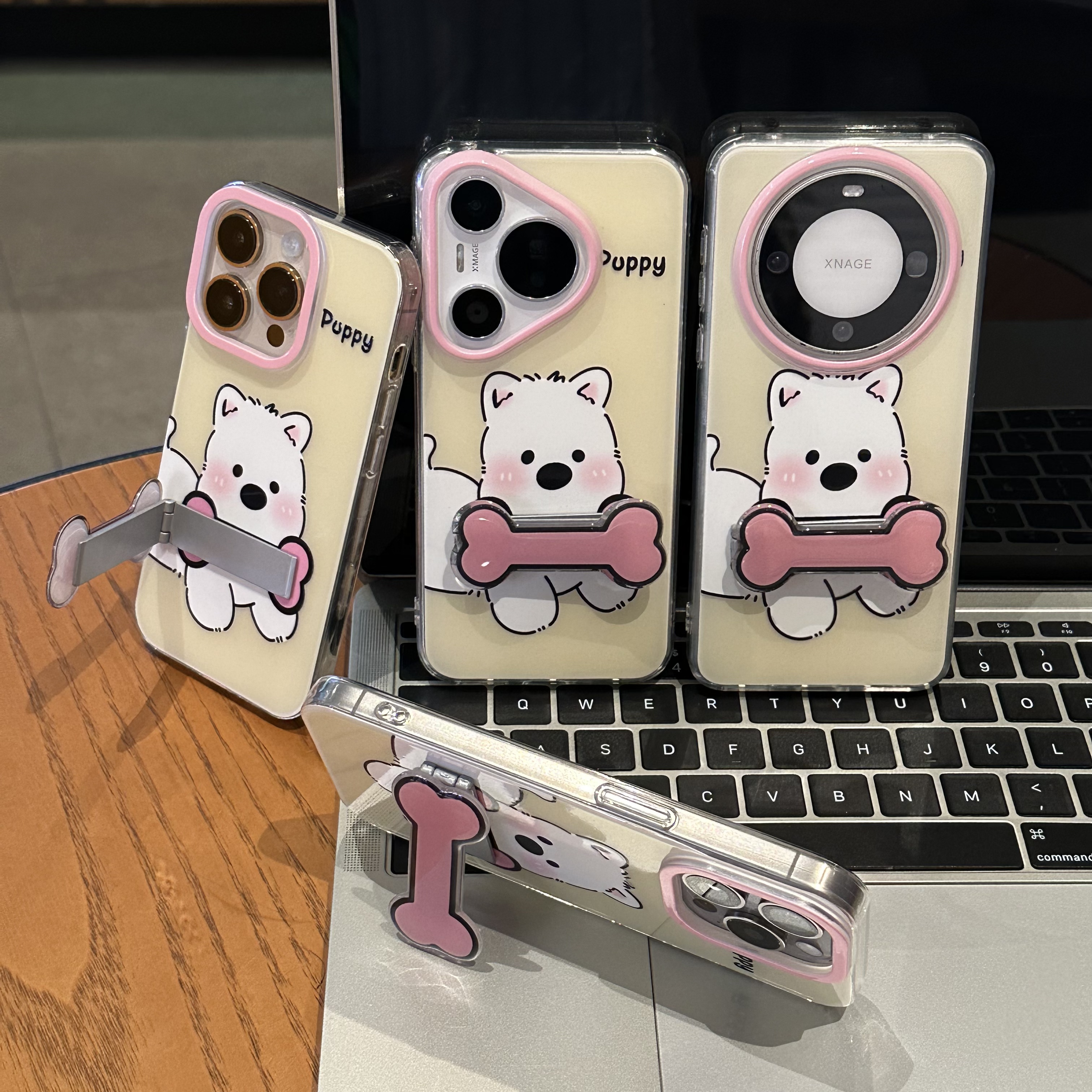 欧克里里骨头西高地支架适用苹果17promax手机壳华为vivo小米oppo