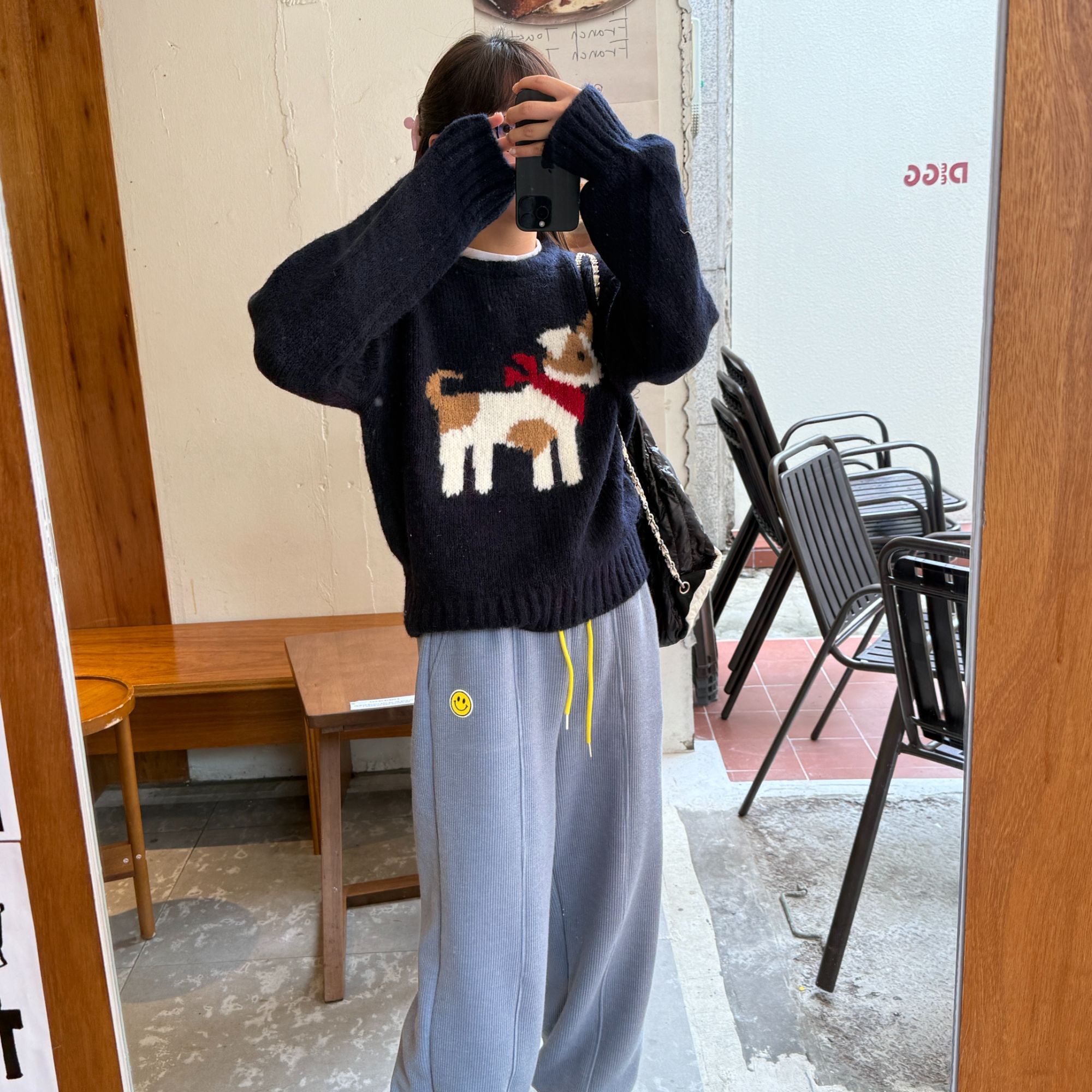 SEVENFUOO-【学院狗狗】毛衣