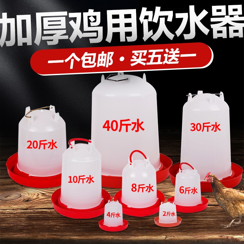 鸡水桶水槽饮水壶小鸡喝水饮水器鸡用自动饮水壶养鸡喂水设备用品