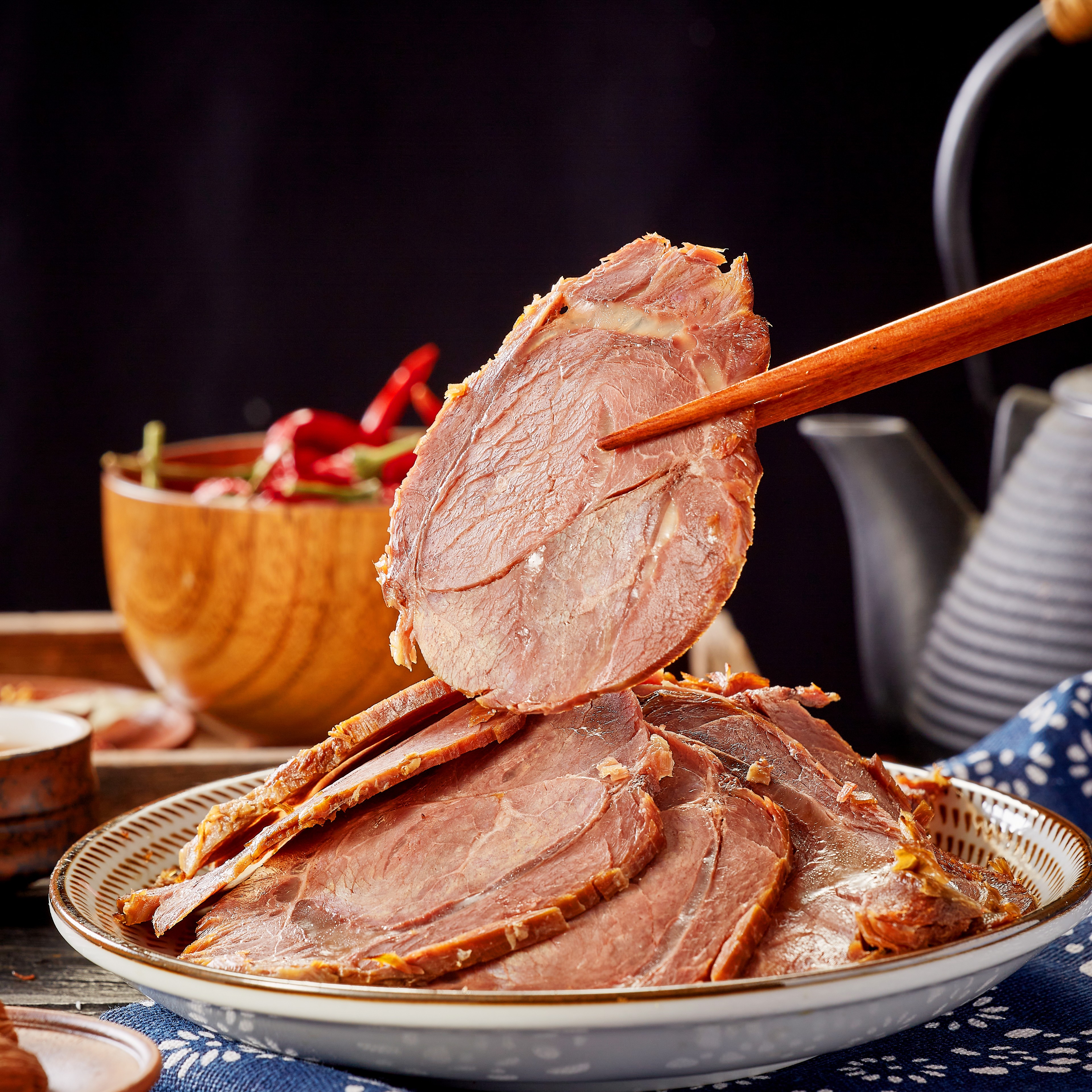 亚雪布西藏特产佰翔鲜卤牦牛腱子肉拉萨机场同款拉萨直发全国包邮
