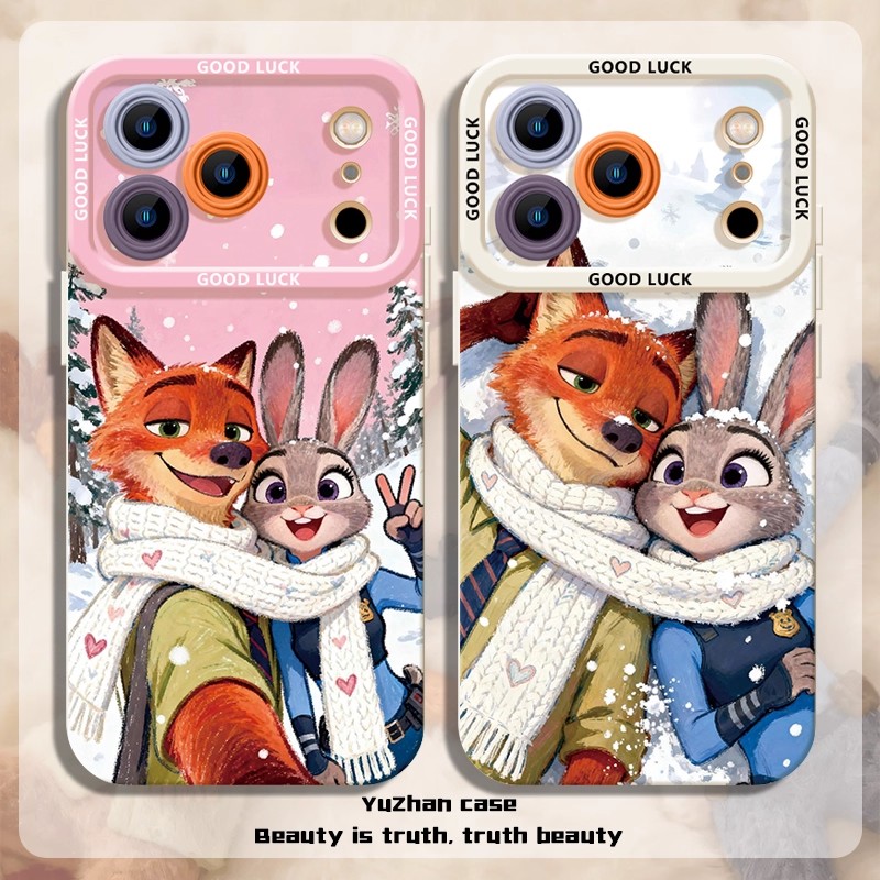 尼克朱迪适用苹果17promax手机壳新款17pro情侣款air高级感卡通16