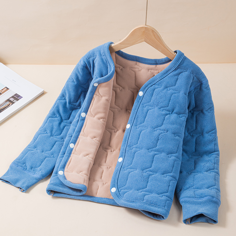 儿童内胆棉服男童女童内穿校服神器棉衣中大童加绒加厚保暖小棉袄
