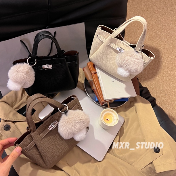 【巴黎面包房】轻奢小众高级感荔枝纹单肩斜挎菜篮女包日常通勤百