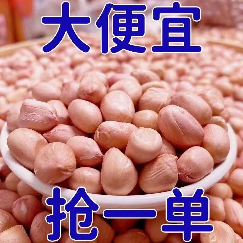 新货现剥精选南阳无壳新鲜大粒粉皮白沙新鲜生正宗白沙花生