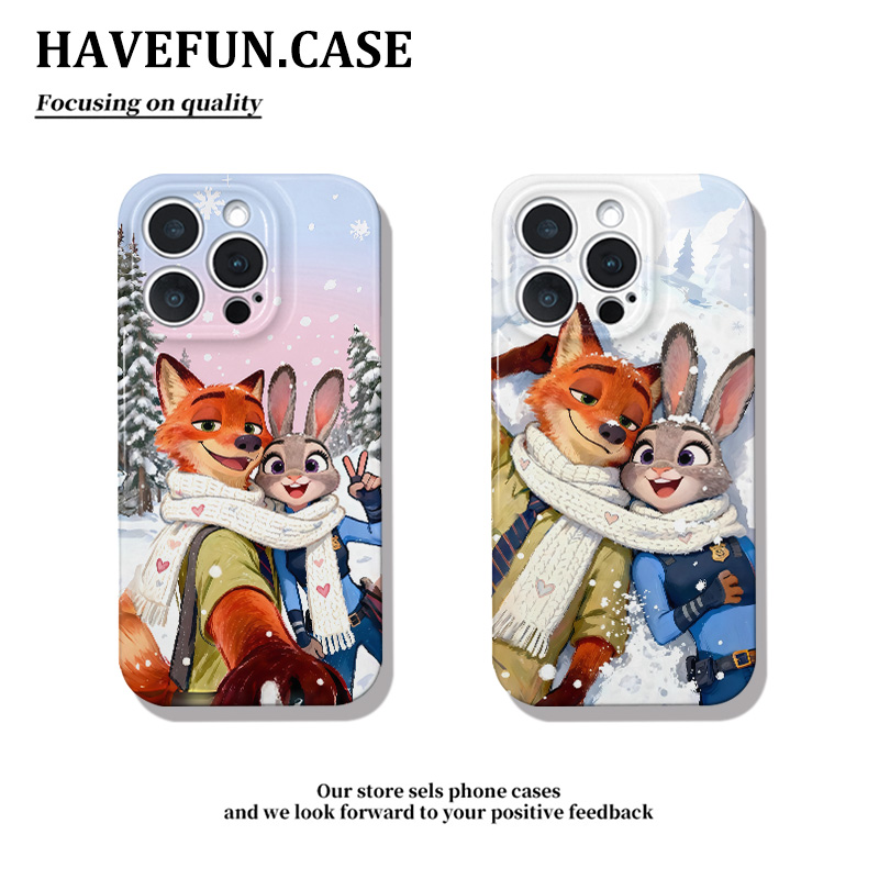 冬日雪地朱迪尼克适用苹果17手机壳1613菲林华为vivo小米15oppo套