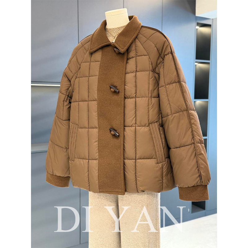 时尚休闲妈妈装棉服外套女冬装新款上衣气质百搭中老年人加厚棉袄