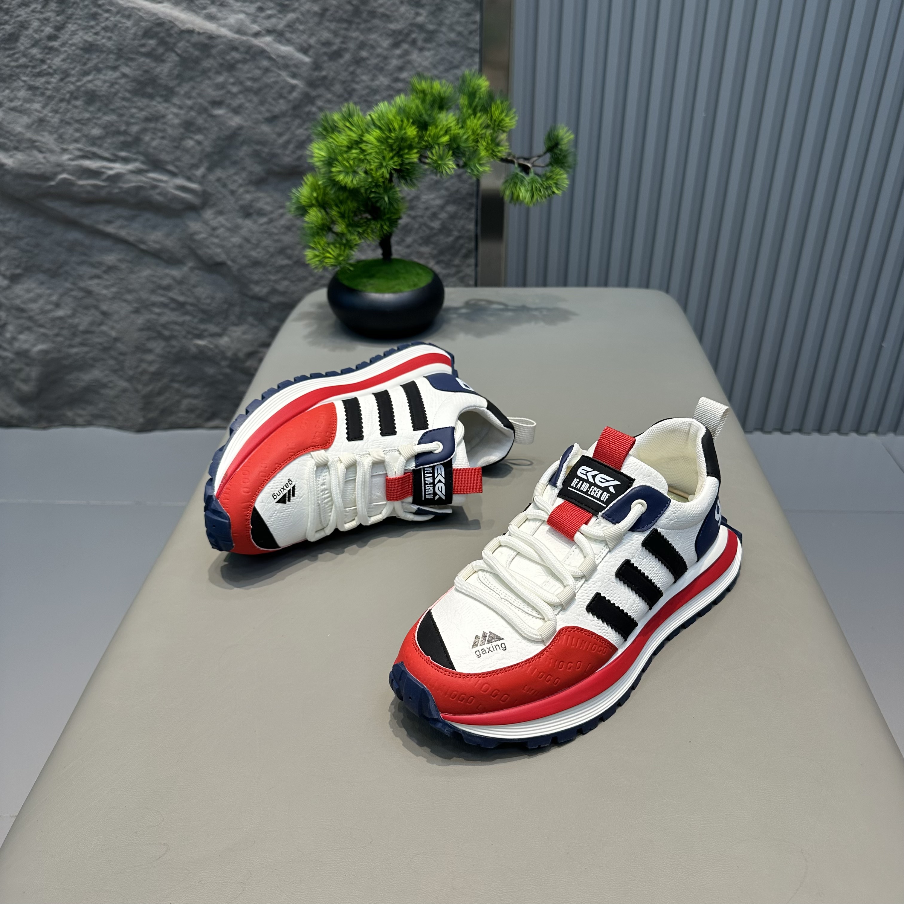 鞋不剩挣EC通勤风厚底春秋时尚休闲鞋运动百搭鞋子软底潮鞋舒适