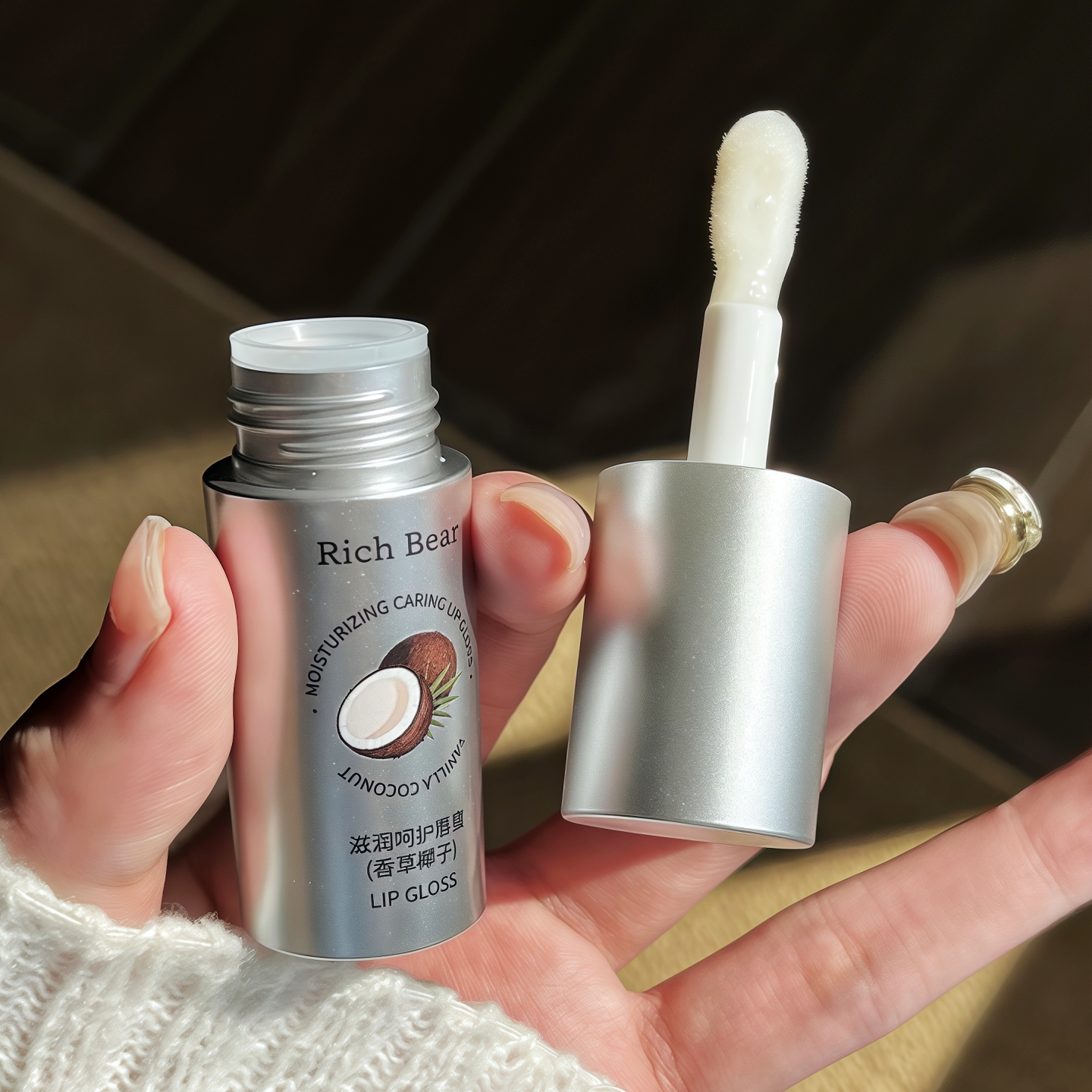 冷门但好用死了！！香草椰子维生素E润唇膏补水保湿滋润护唇油蜜