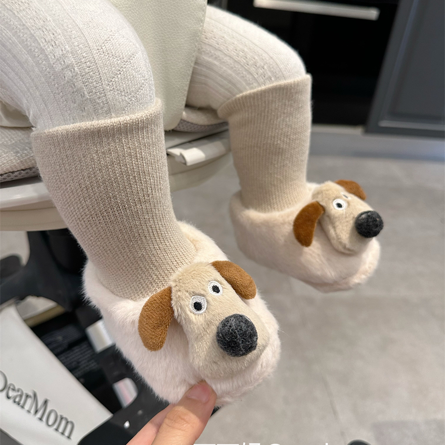 婴儿鞋秋冬季加厚保暖软底0-1岁宝宝防掉跟鞋袜保暖棉鞋步前鞋