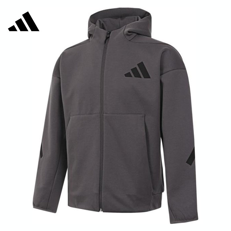 adidas阿迪达斯男子M Z.N.E. FZ针织连帽流光风外套JD2911