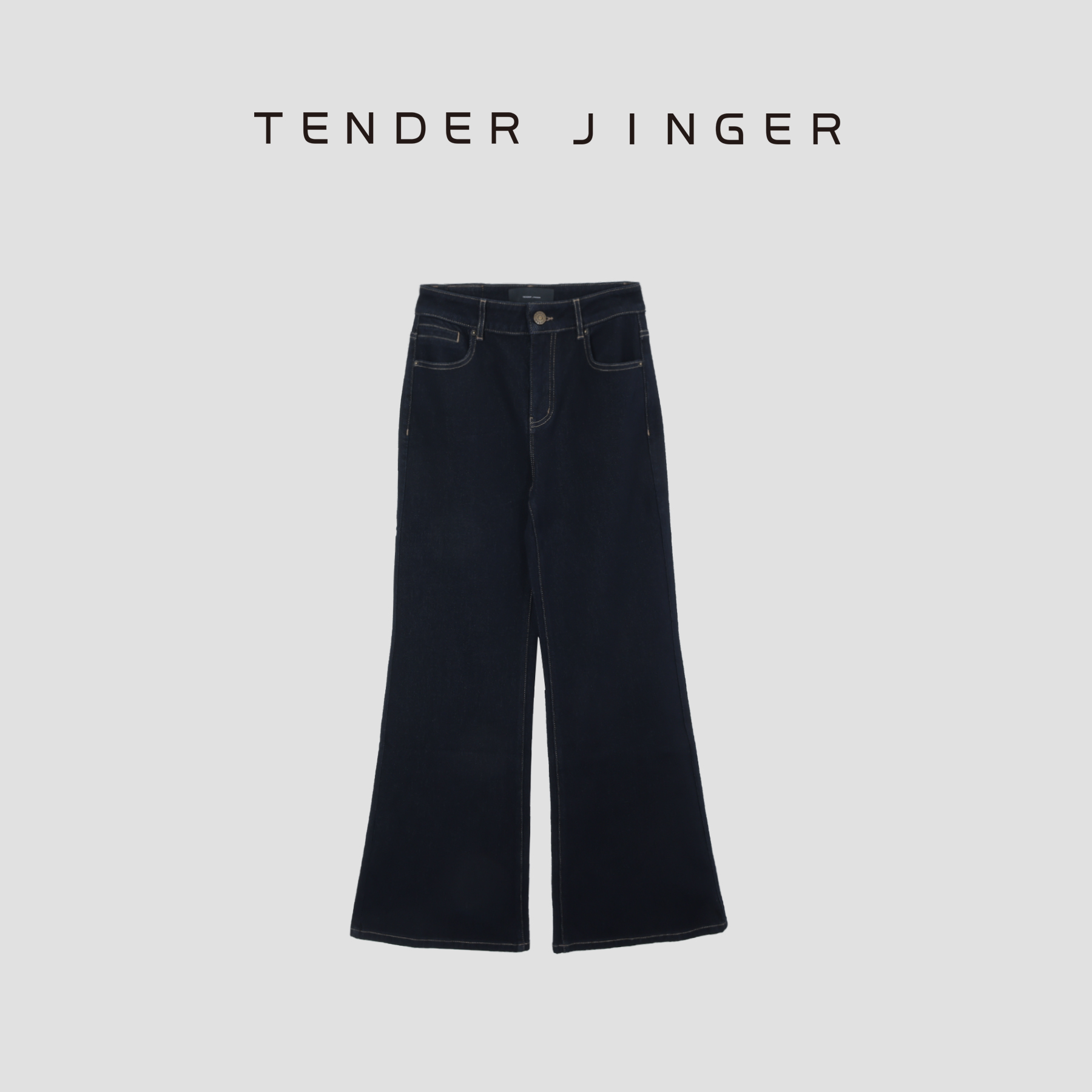 Tender Jinger｜线下专供 四面高弹筒喇裤T53YON280X