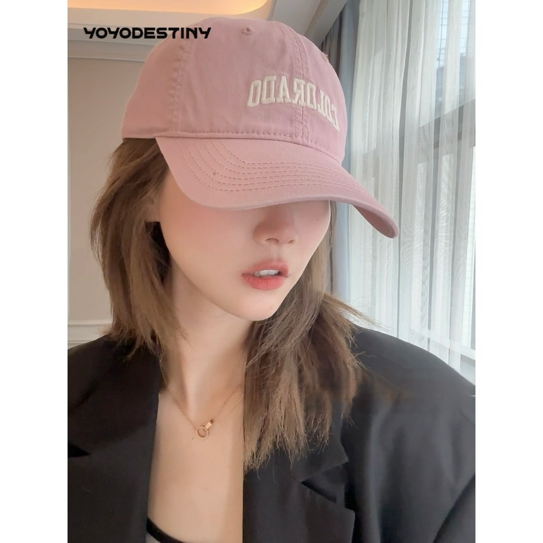 YOYO DESTINY春夏显脸小帽子百搭棒球帽网红时尚韩版日系鸭舌COL
