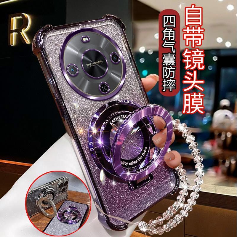 气囊防摔华为畅享70X活力版手机壳BREAL00a高质量镜头全包闪粉CD