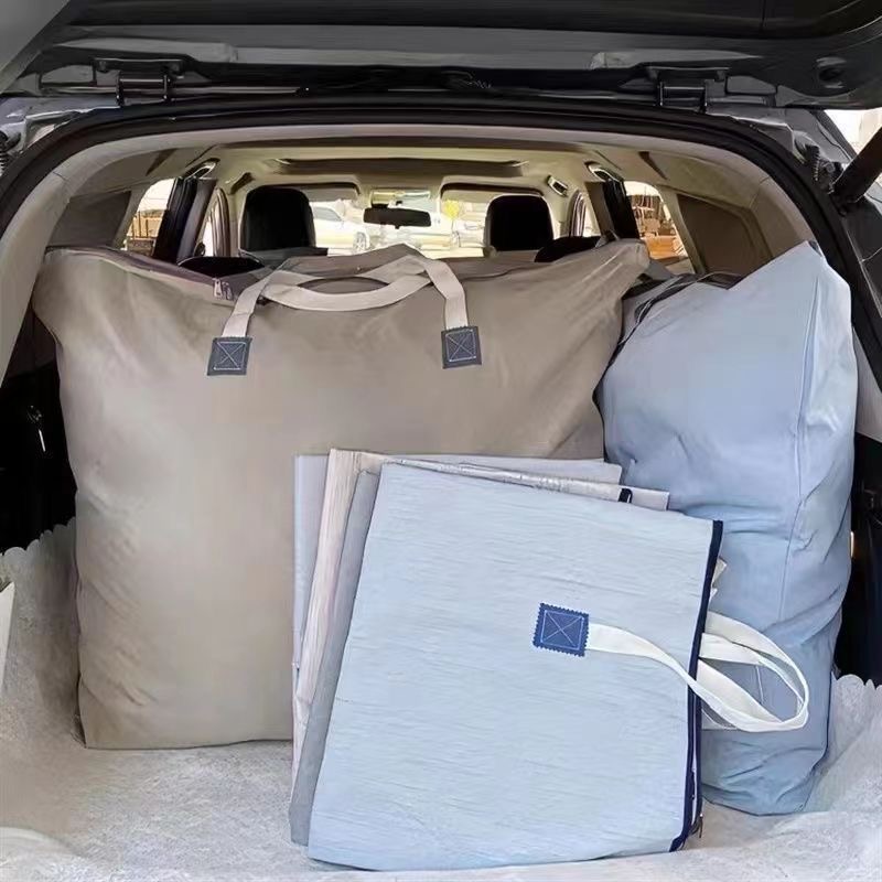 两个特大容量搬家收纳袋防潮防尘编织袋家用结实棉被衣服收纳袋子