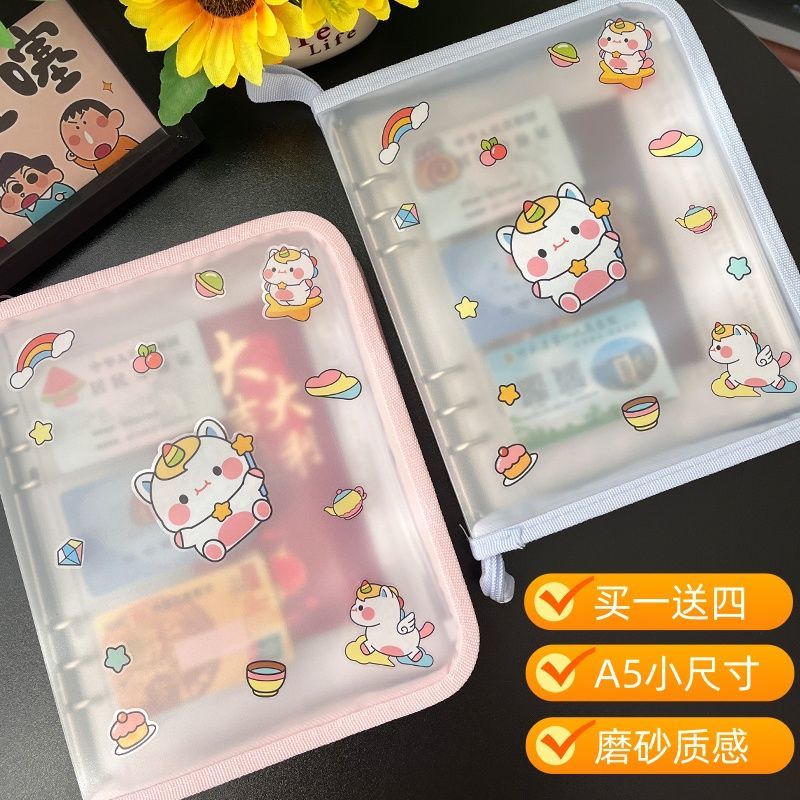 拉链款孕检收纳册多功能透明产检收纳册手提孕期B超报告单整理包L