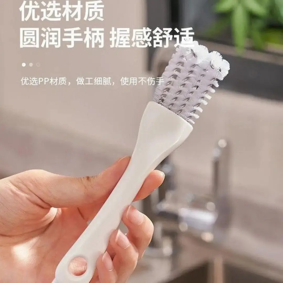 油烟机刷3256家用清理尼龙白色刷子去污缝隙清洁刷