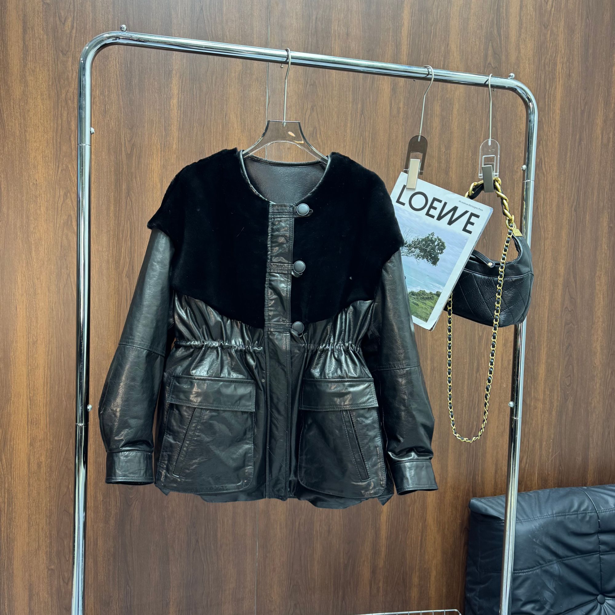 「Darley推荐」“格调猎人”｜小牛皮｜鹅绒皮衣外套羊毛一体百搭时尚潮