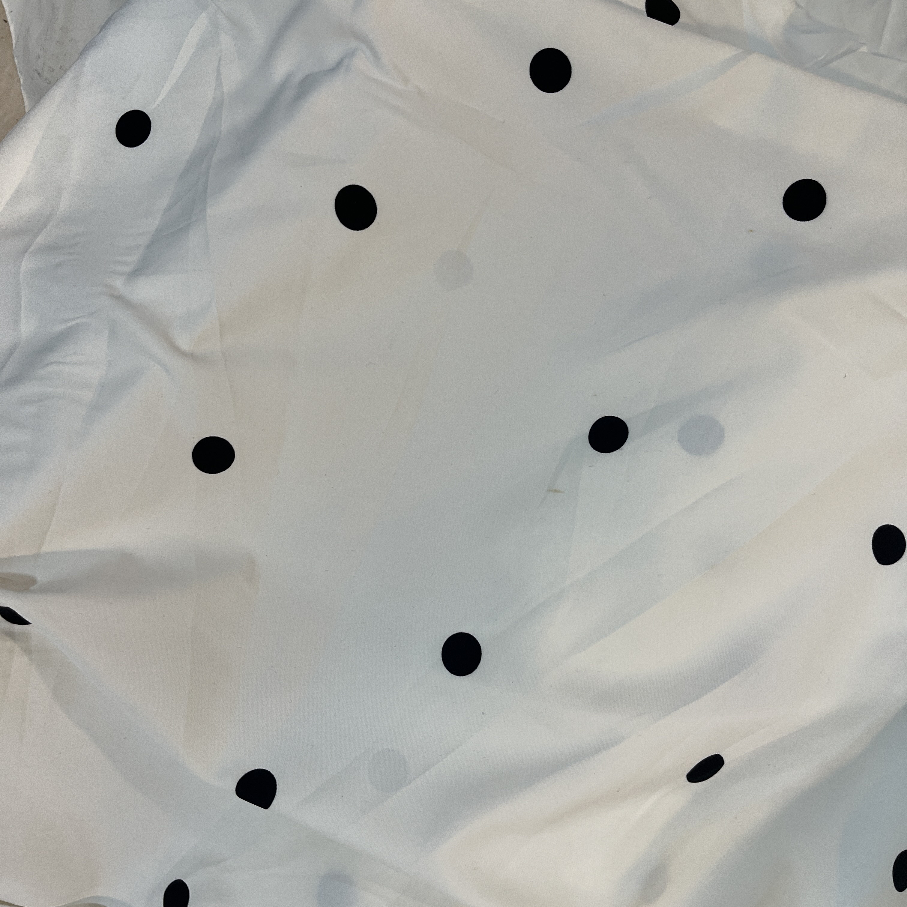 波点高级感夏季连衣裙面料