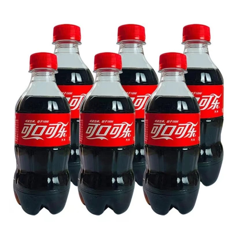 【可口可乐】300ml* 4瓶/6瓶装碳酸汽水雪碧芬达肥宅快乐水迷你装