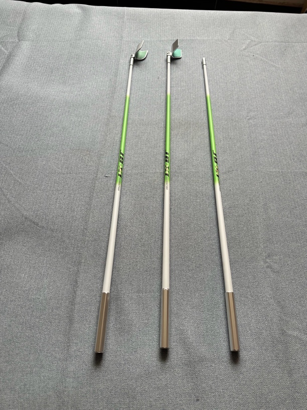 碳素新款80超轻支架黑坑竞技回弹自动超轻超硬回弹头抹茶绿配色