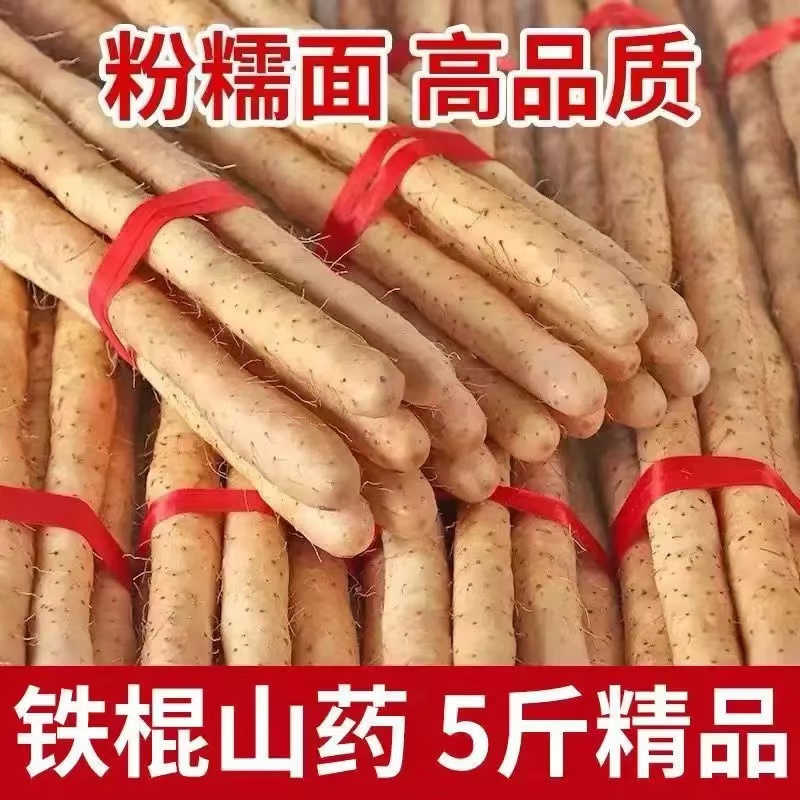 【精选铁棍山药】软糯香甜营养健康产地直发新鲜蔬菜宝宝辅食30-50