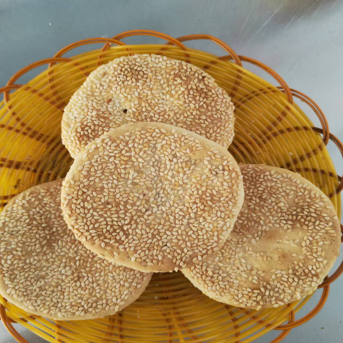 【女支书欧阳姐姐】竹溪本地糖酥芝麻饼咸味芝麻饼老少皆宜本地特色