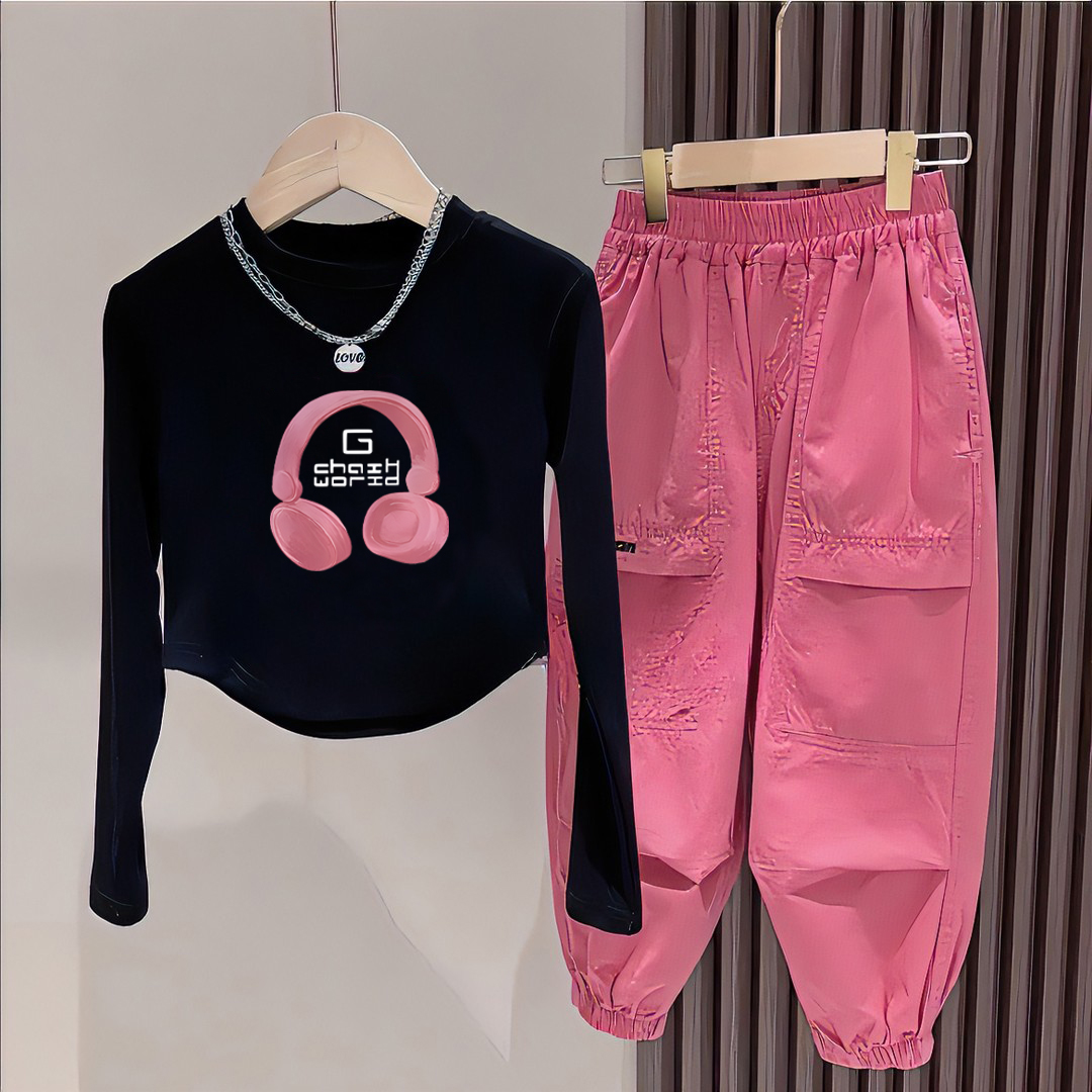 女童秋季套装洋气时髦童装女儿童衣服运动打底衫炸街潮牌服装爆款