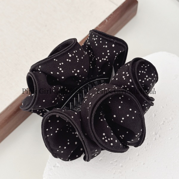 Pink Girl   W965时尚气质云朵双层丸子夹饱满显发量高马尾夹发夹