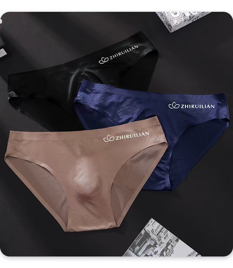 2025男士爆款透气无痕舒适运动字母低腰短裤