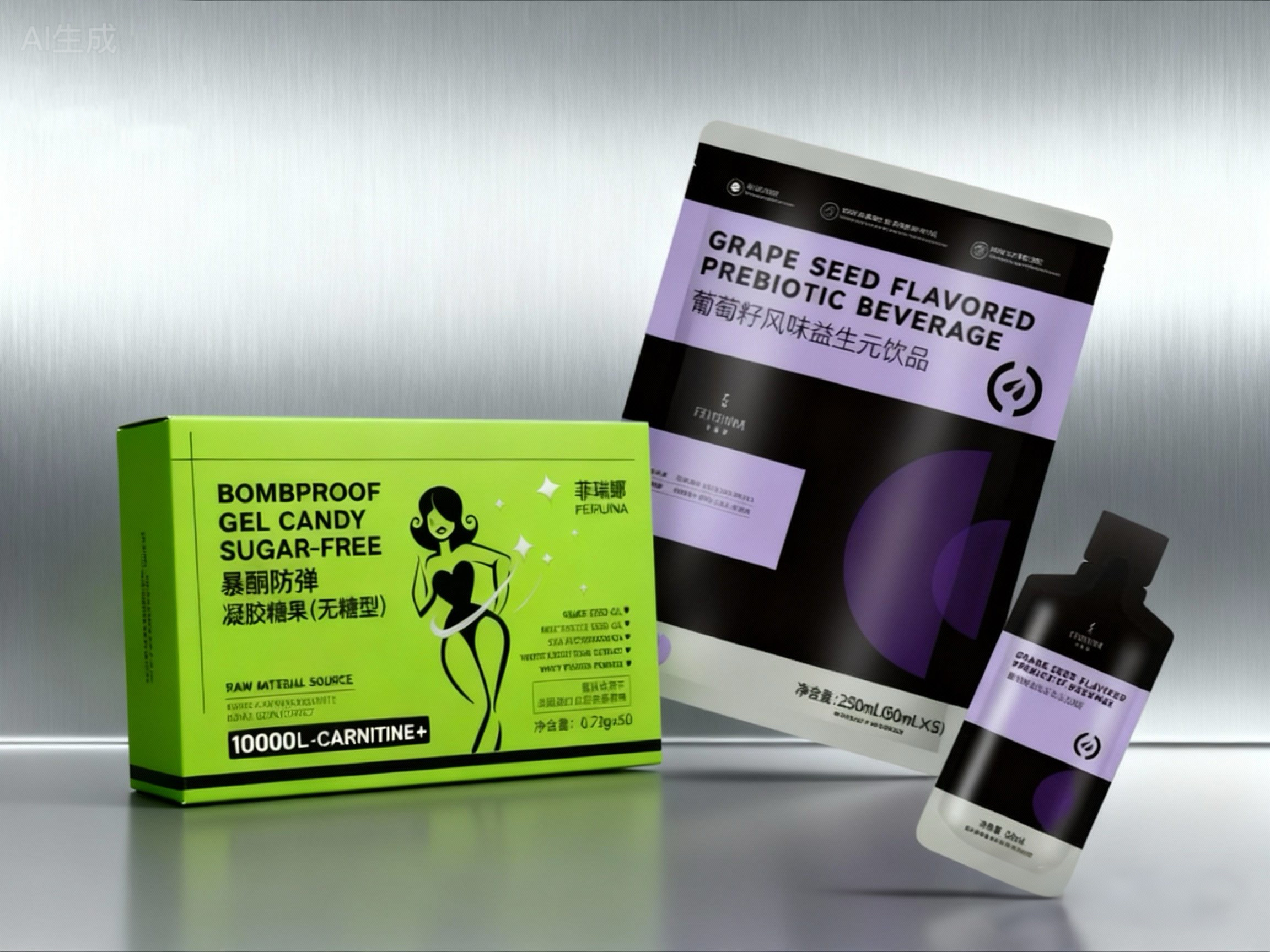 艾丽 baby 双十一活动糖果盒葡萄饮【30粒糖果（三板子）+一盒饮】