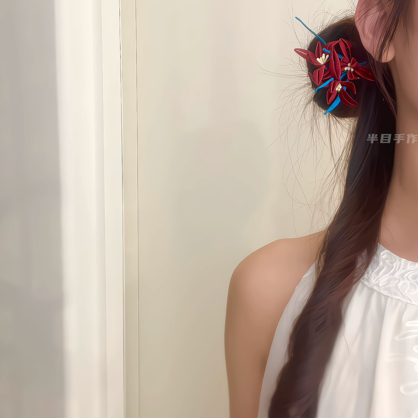 半目手作│幽兰缠花发簪手工头饰百搭古风超仙气质发饰中国风饰品