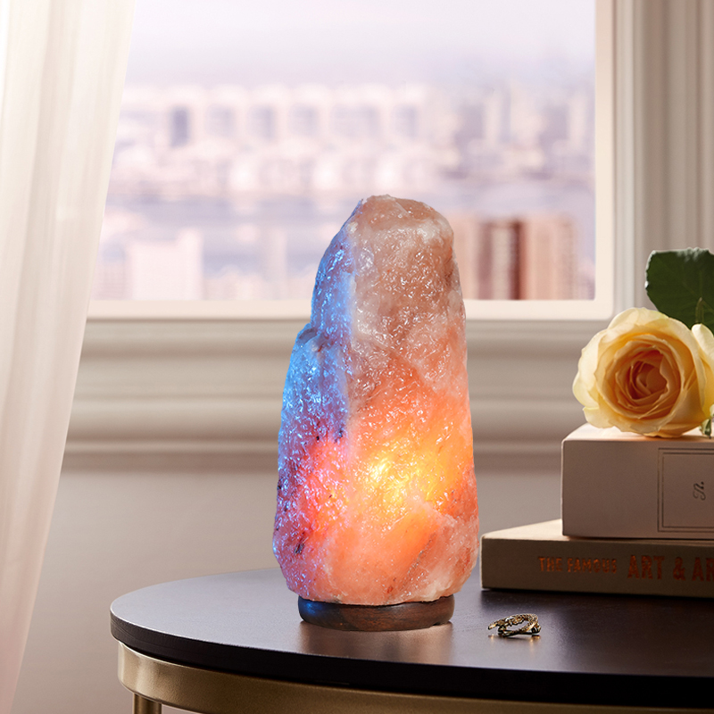【桃哥精选】喜马拉雅山型盐灯装饰卧室床头小夜灯喜马拉雅盐灯