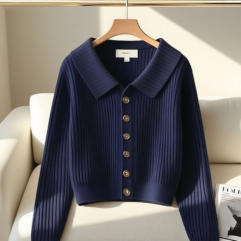 法式高端轻奢针织开衫毛衣女2025秋季新款慵懒风洋气简约外套上衣