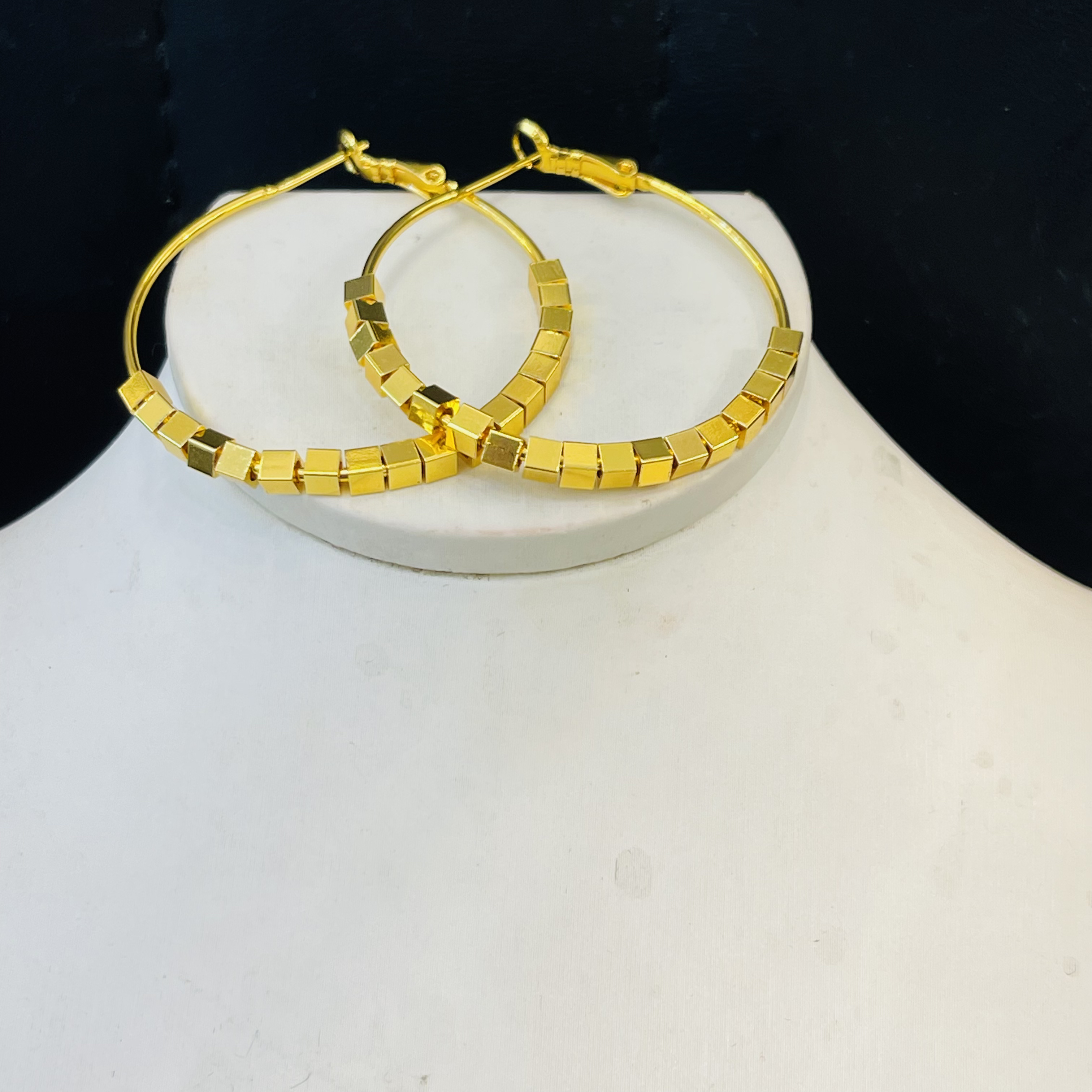 铜合金耳饰 新款个性圈圈耳环中号3260