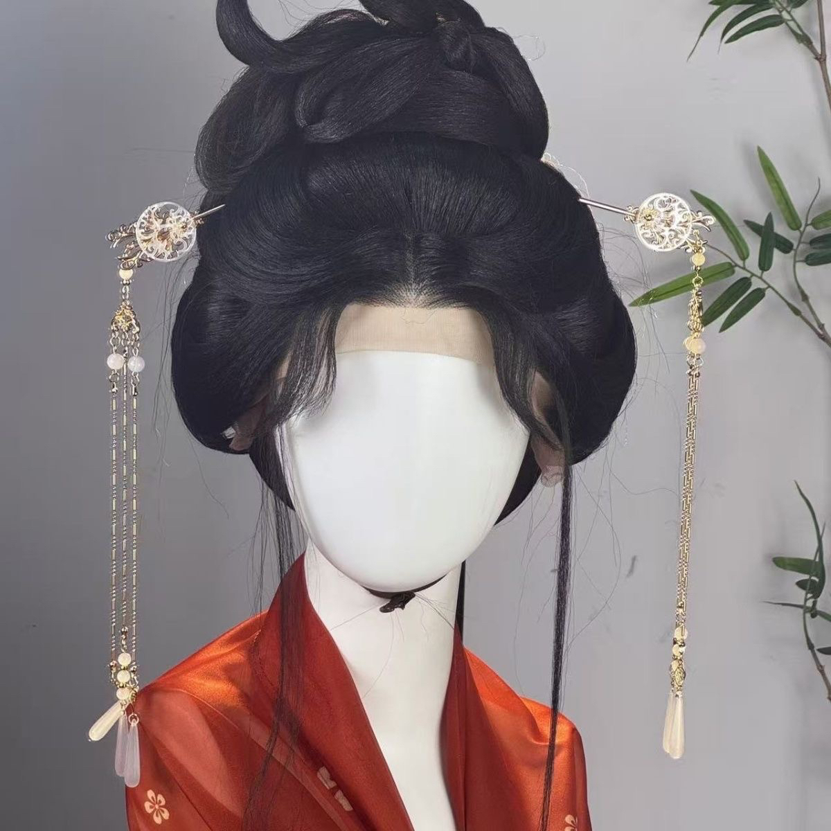 梦金陵兰花发簪汉服古风簪子