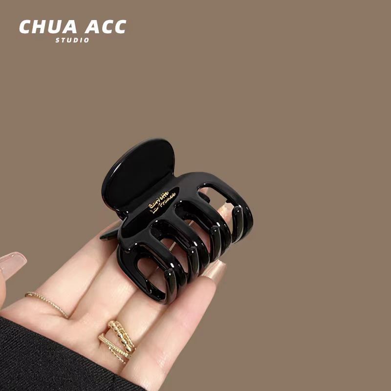 黑色发抓发夹女2025新款后脑勺半扎发高马尾固定神器抓夹头饰女