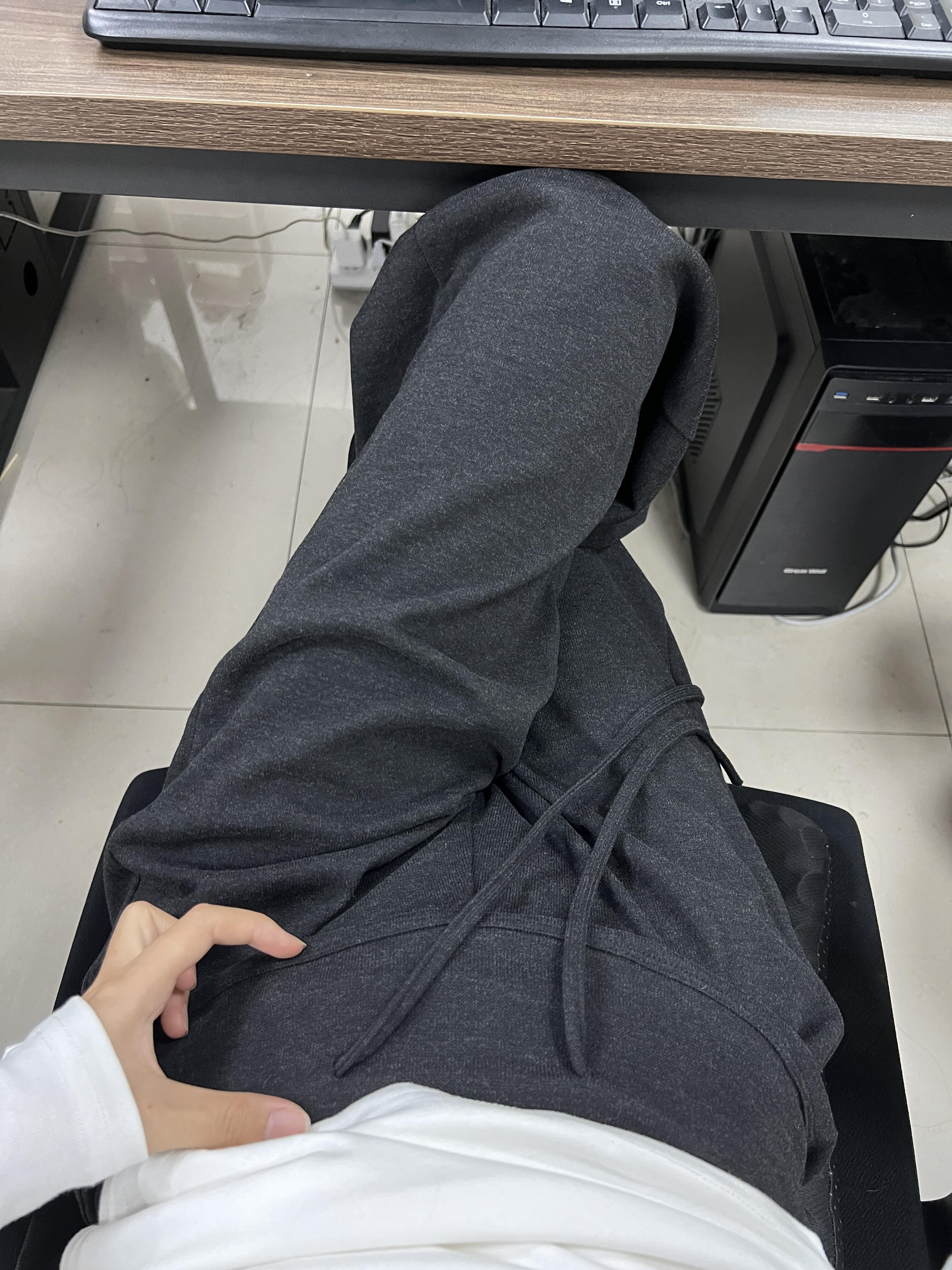 升级版宽腰头糯米裤2025秋冬新款宽松直筒裤