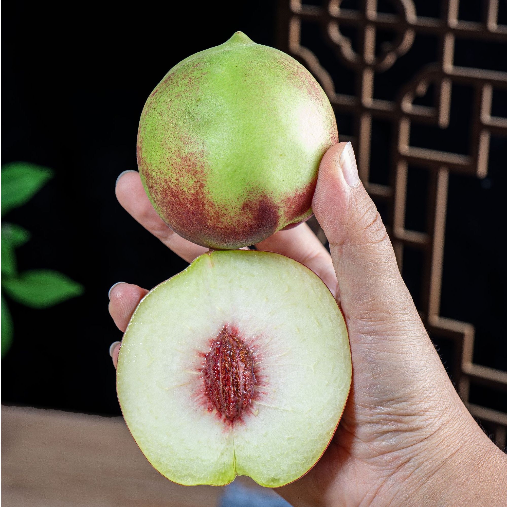 【小冬桃-冬雪蜜桃】脆甜山桃蜜桃小毛桃离核现摘应季水果桃子硬桃