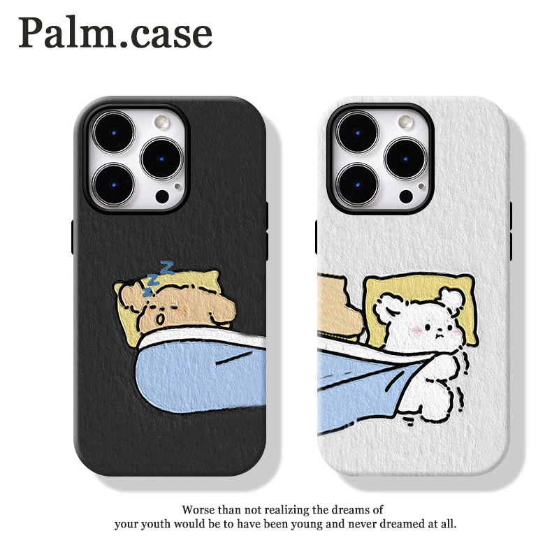 菲林二合一适用华为/oppo/vivo/小米/一加/苹果16手机壳情侣小狗