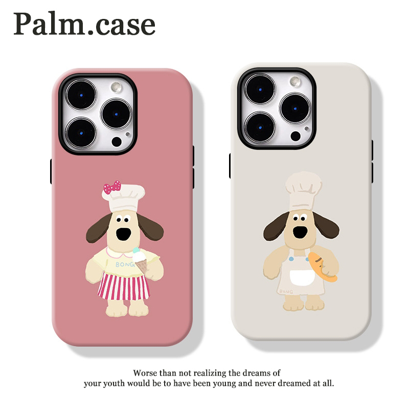 菲林二合一适用华为/oppo/vivo/小米/一加/苹果ins手机壳情侣小狗