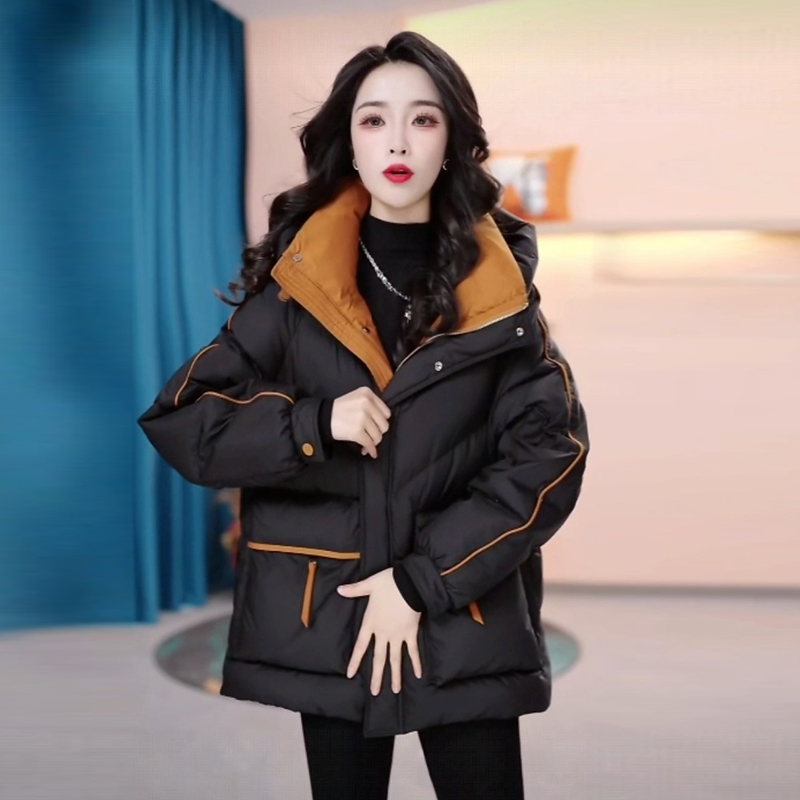 白鸭绒气质加厚保暖羽绒服女士冬季2025新款韩版时尚洋气显瘦外套