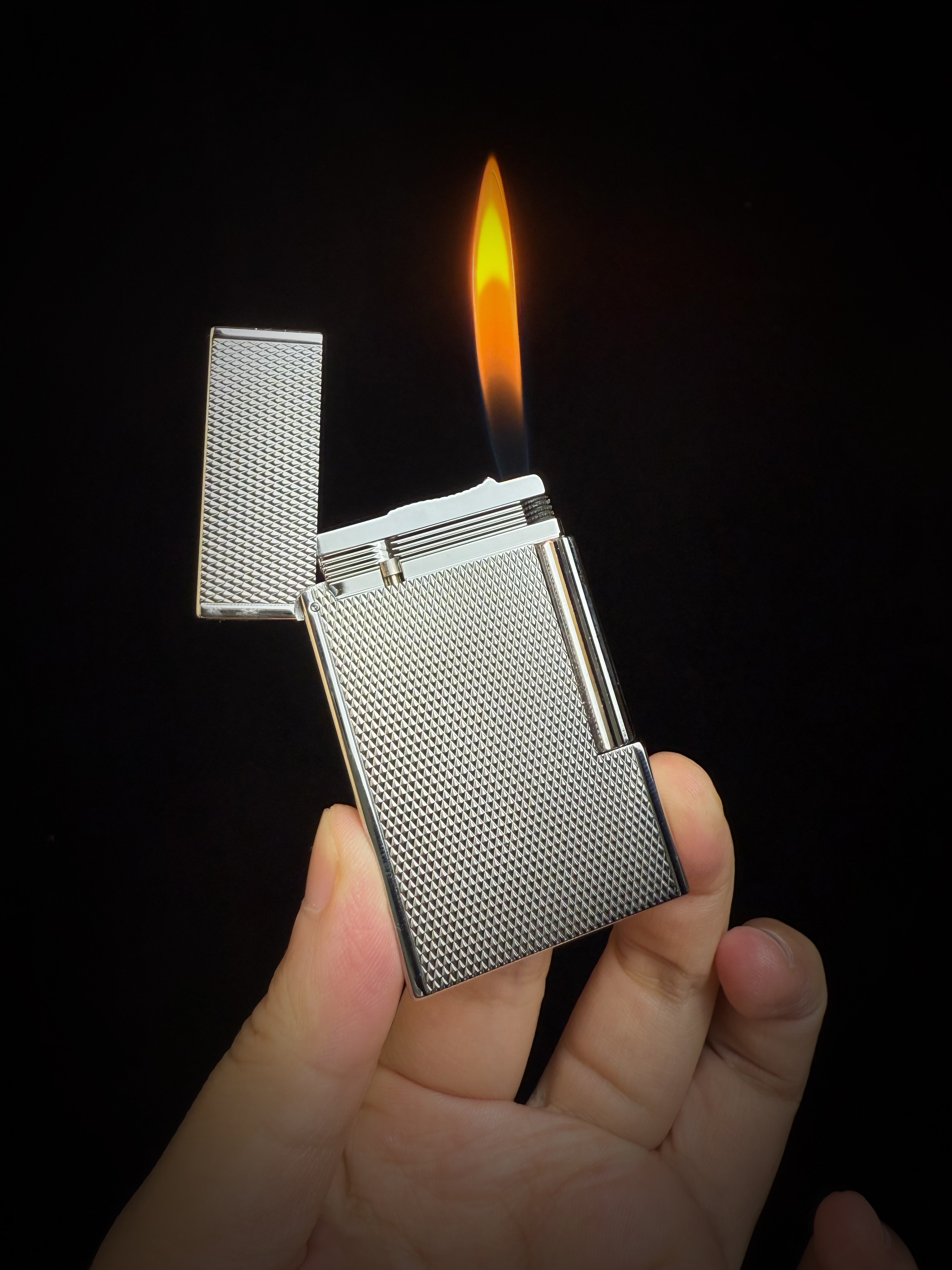 法国都柏特限定【绅士】高档充气朗声打火机奢华大气男士打火机送礼