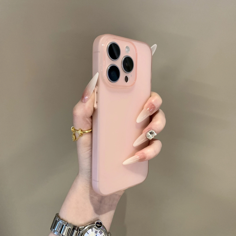 磨砂超薄软壳适用16Promax高级17新款苹果15简约14全包半透明12软