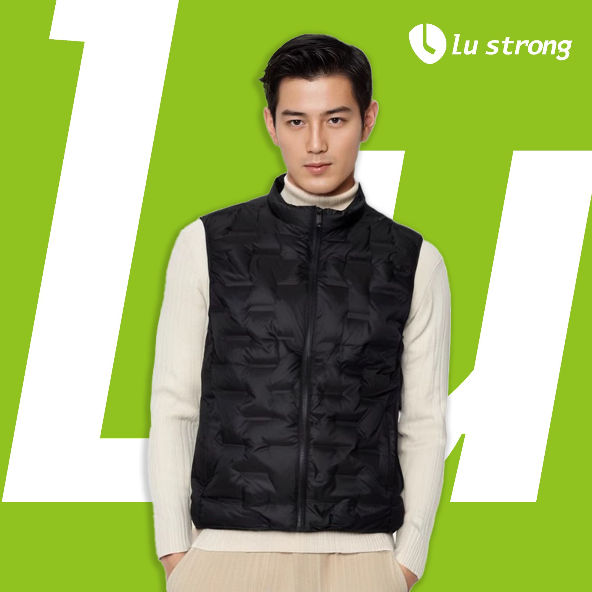 高尔夫及户外春城羽绒马甲 防风保暖防泼拒水内里透气防静电