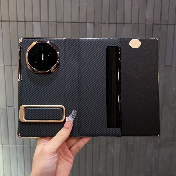 适用华为MateXT新款折叠屏手机壳全包防摔三折叠腕带支架X6保护套