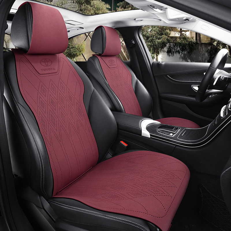 丰田凯美瑞专用汽车坐垫锋兰达RAV4荣放卡罗拉亚洲龙翻毛皮座椅套